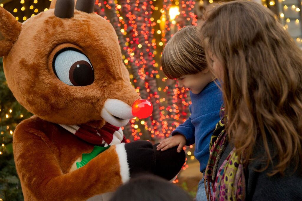 Reindeer and Children | Stone Mountain | Christmas Lights in Atlanta