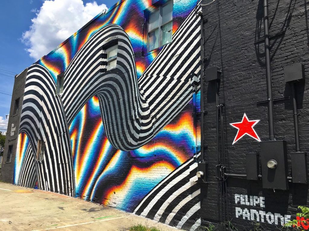 Felipe Pantone | Best Wall Murals in Atlanta | ATL Bucket List