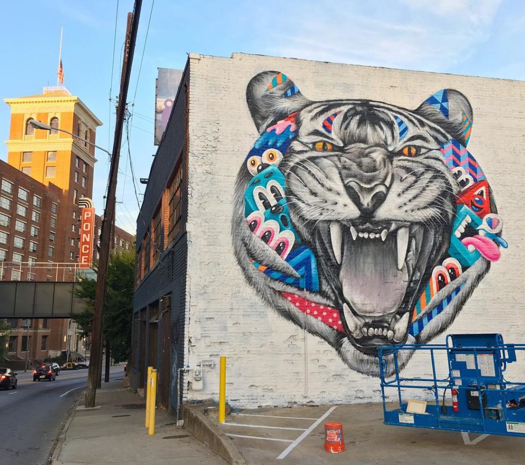 Reincarnation | Greg Mike | Best Wall Murals in Atlanta | ATL Bucket List