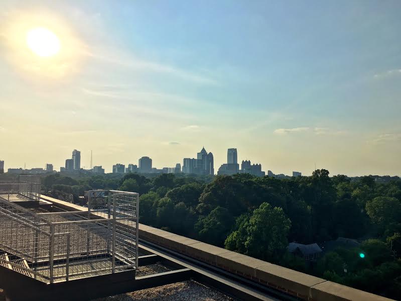 rooftop skyline view