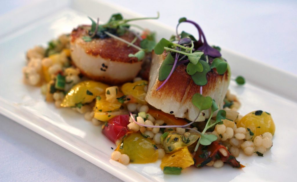 Seared Scallops | Yebo Beach Haus | ATL Bucket List