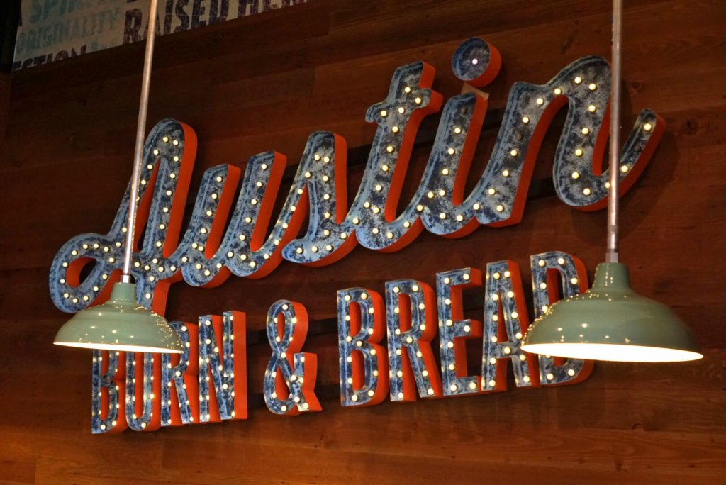 Austin Born and Bread Sign | Schlotzsky's Austin Eatery | ATL Bucket List